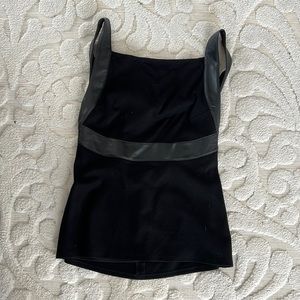 Bailey 44 leather trimmed cute top